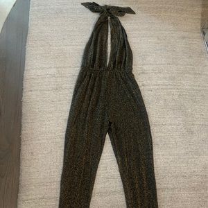 Gold and Black Jumpsuit